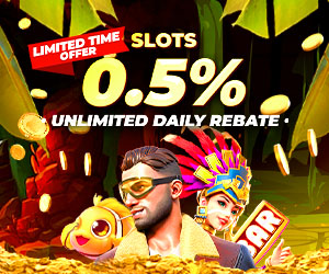 Slots 0.5% Unlimited Daily Rebate